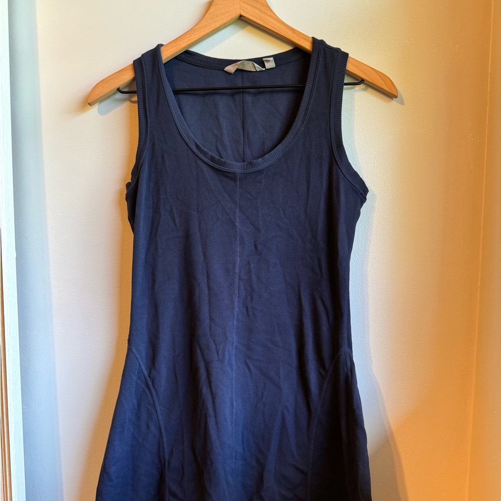 Athleta navy blue dress